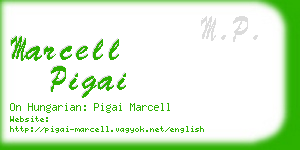 marcell pigai business card